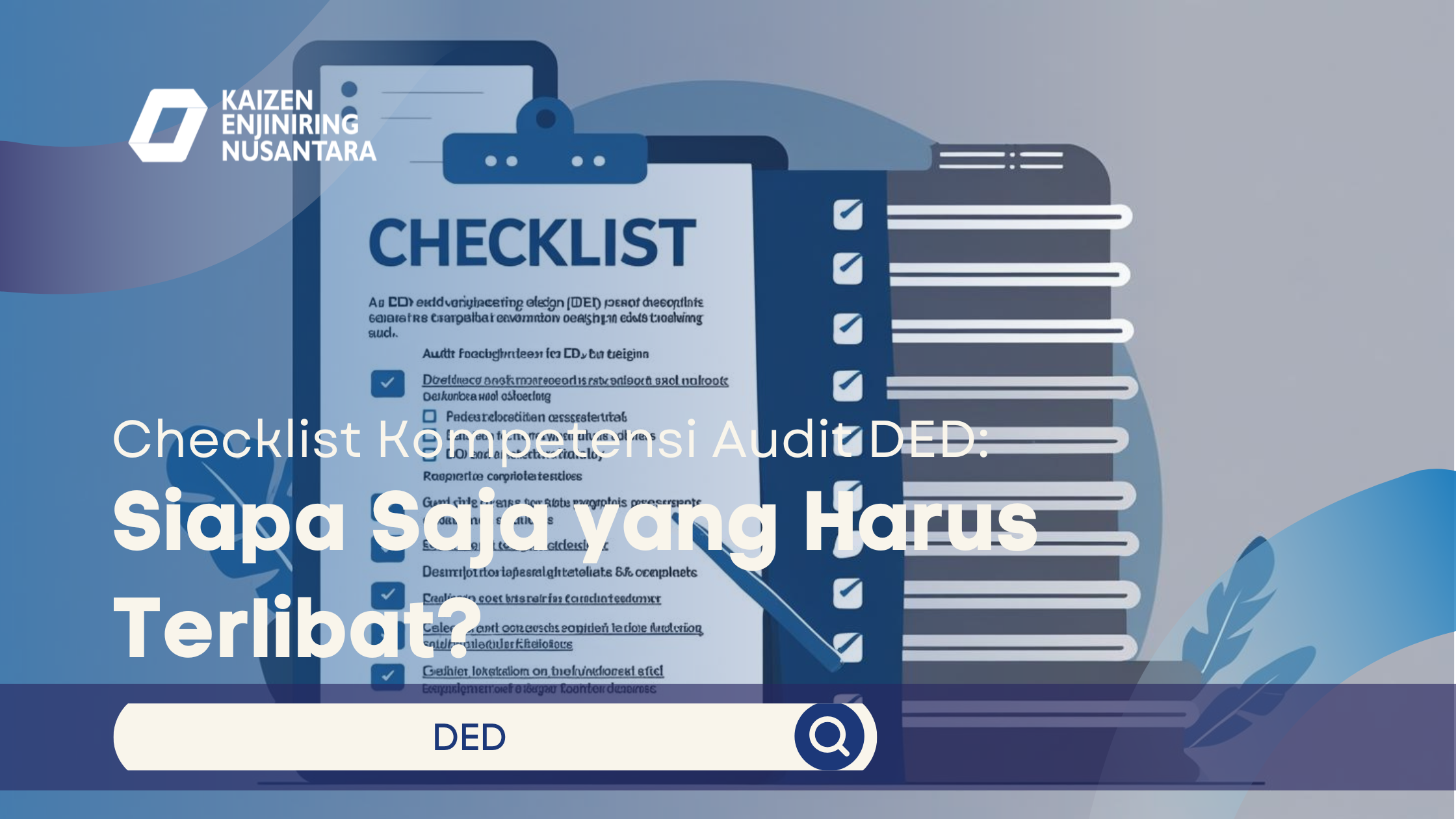 Checklist Kompetensi Audit DED