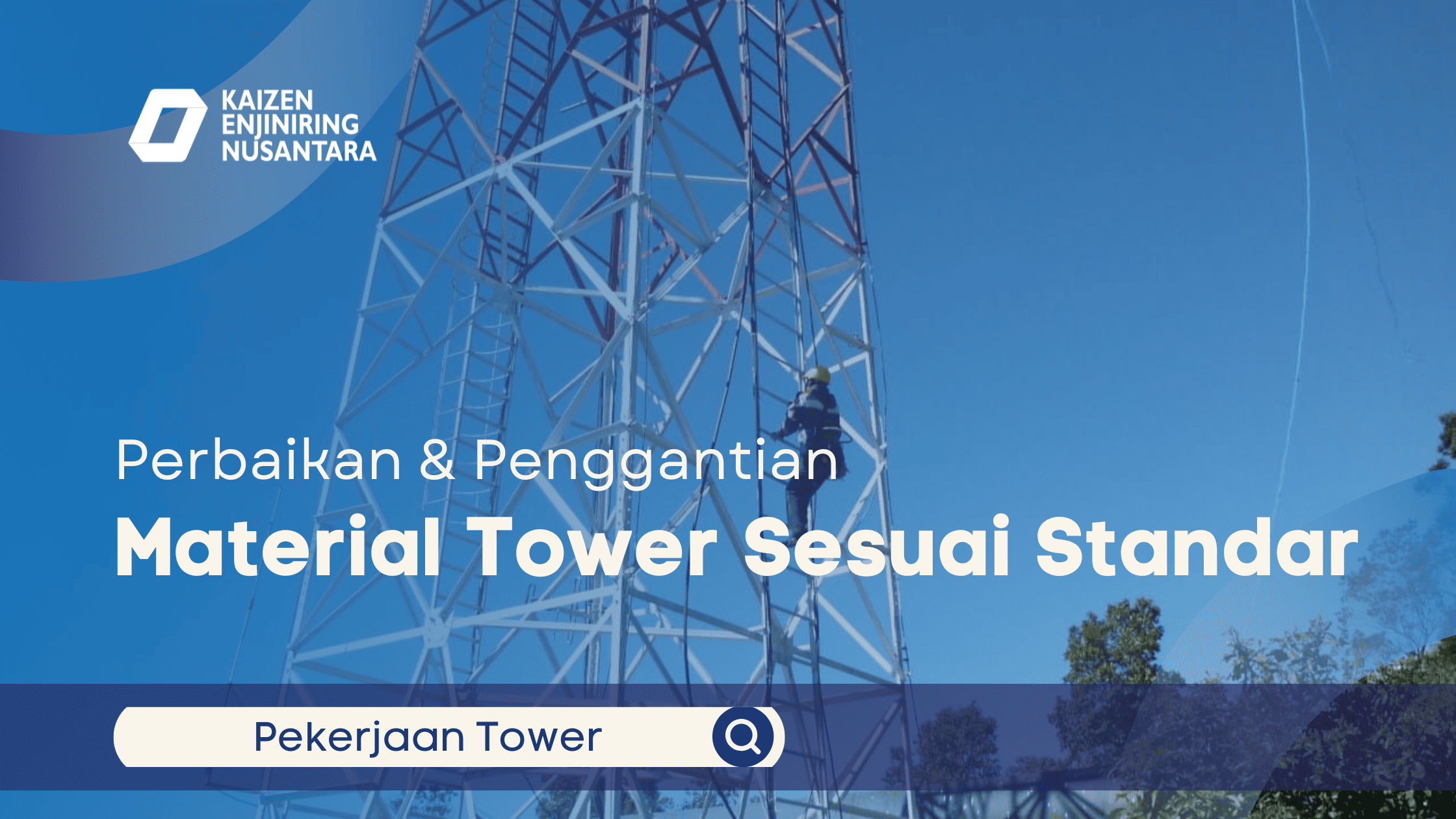 Penggantian Material Tower
